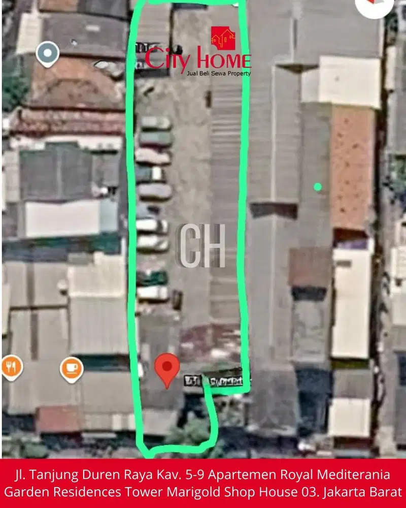 Dijual Tanah Komersial Latumenten 828 m² – Nego Sampai Jadi