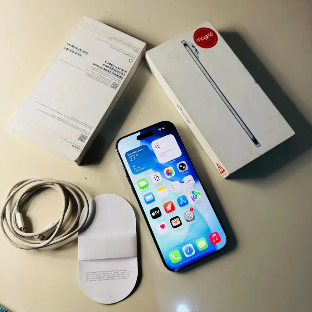 Iphone 17 air 256 sky blue garansi ibox