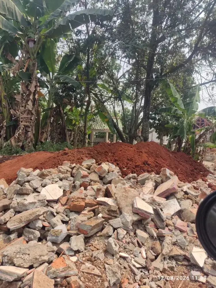 Jual Tanah Urugan jual puing urukan tanah bongkaran rumah