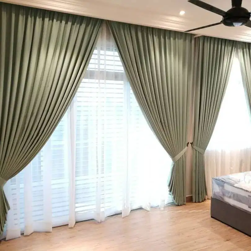 Gorden Vertikal/Vertical Blinds Roll/Roller Krey Wallpaper Dinding 3D