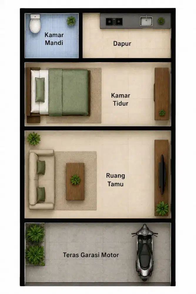 DI KONTRAKAN RUMAH