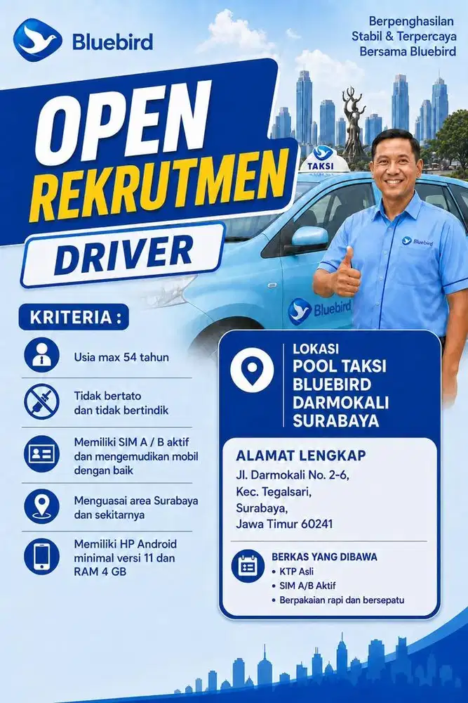 Lowongan driver taksi