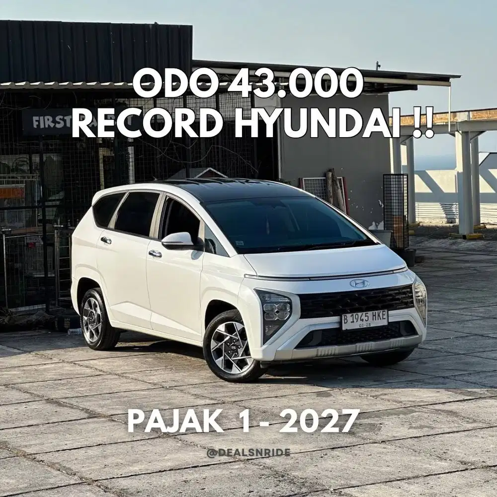 ODO 43.000 ANTIKK !! PAJAK 1/2027 HYUNDAI STARGAZER PRIME 2022