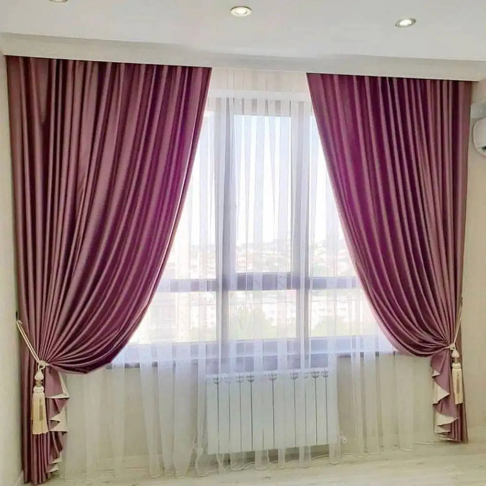 Jasa Pasang Gorden Custom Wallpaper Dinding 3D Gordyn Hordeng Korden