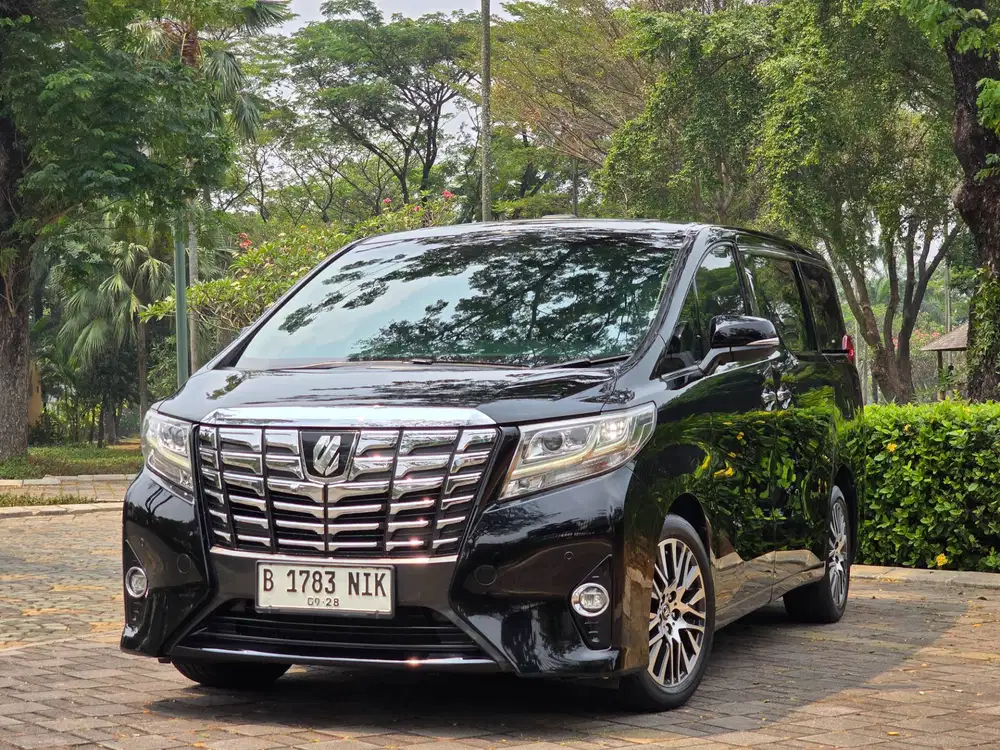TDP 30.JT| ALPHARD G ATPM 2015 HITAM ISTIMEWA SEGER !!