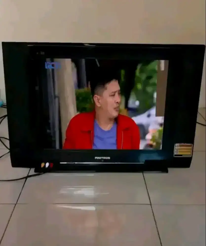 TV TABUNG SLIM POLYTRON 21 INCH