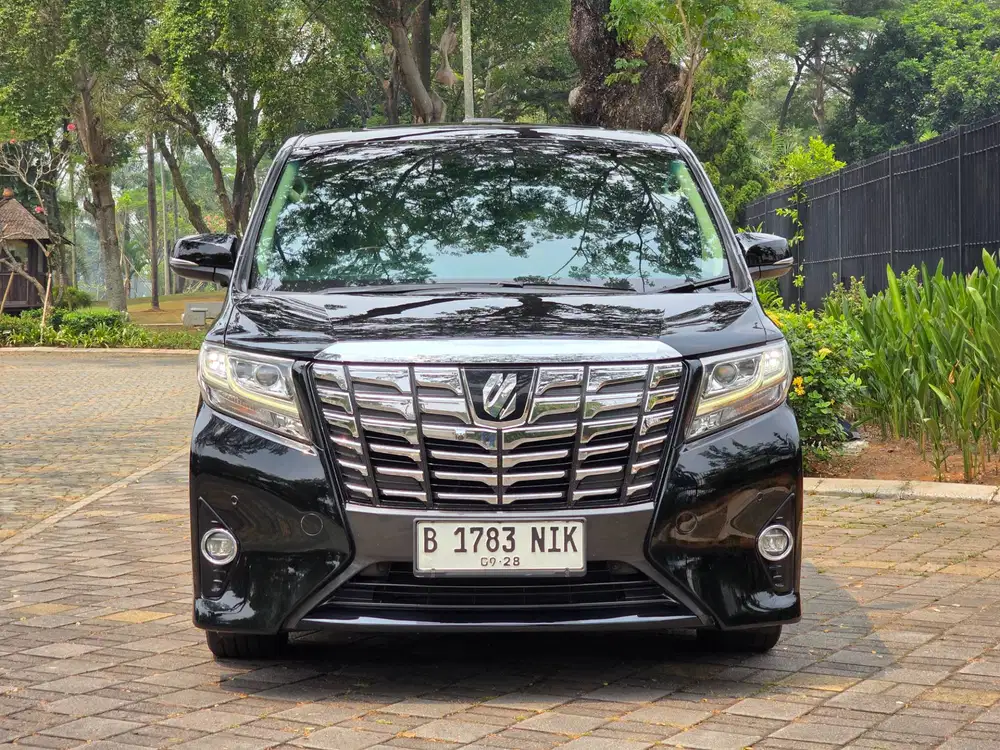 TDP 30.JT NEGO| ALPHARD G ATPM 2015 HITAM ISTIMEWA !!