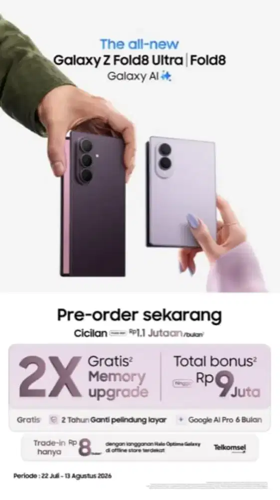 PRE-ORDER GALAXY FOLDABLE 8