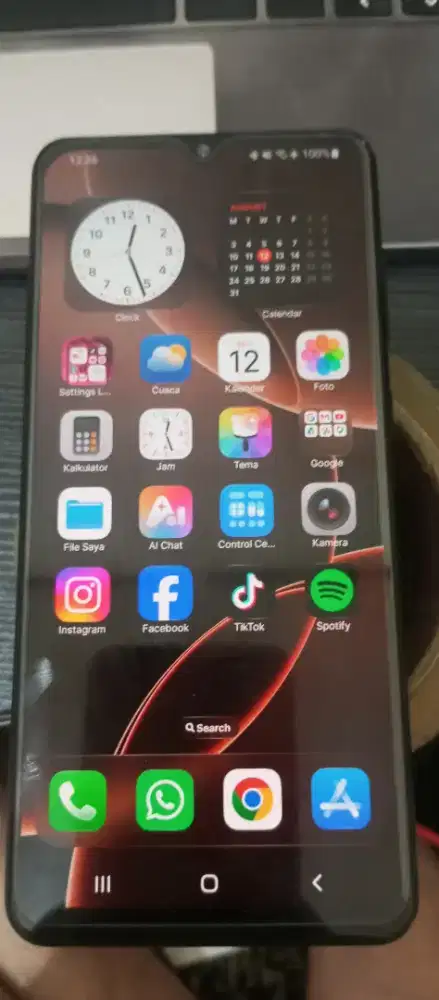 Samsung A31 Layar Amoled Fingerprint On