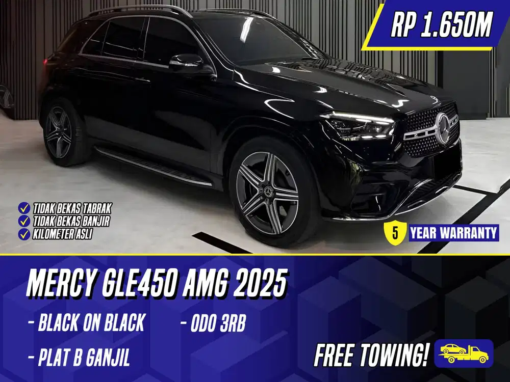 Mercedes Benz GLE450 AMG 2025 NIK 2024 Black Hitam Mercy GLE 450