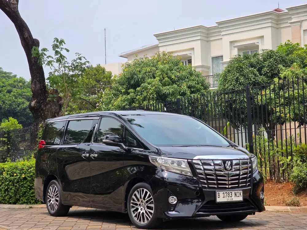 TDP 30.JT NEGO| ALPHARD G ATPM 2015 HITAM ISTIMEWA !!