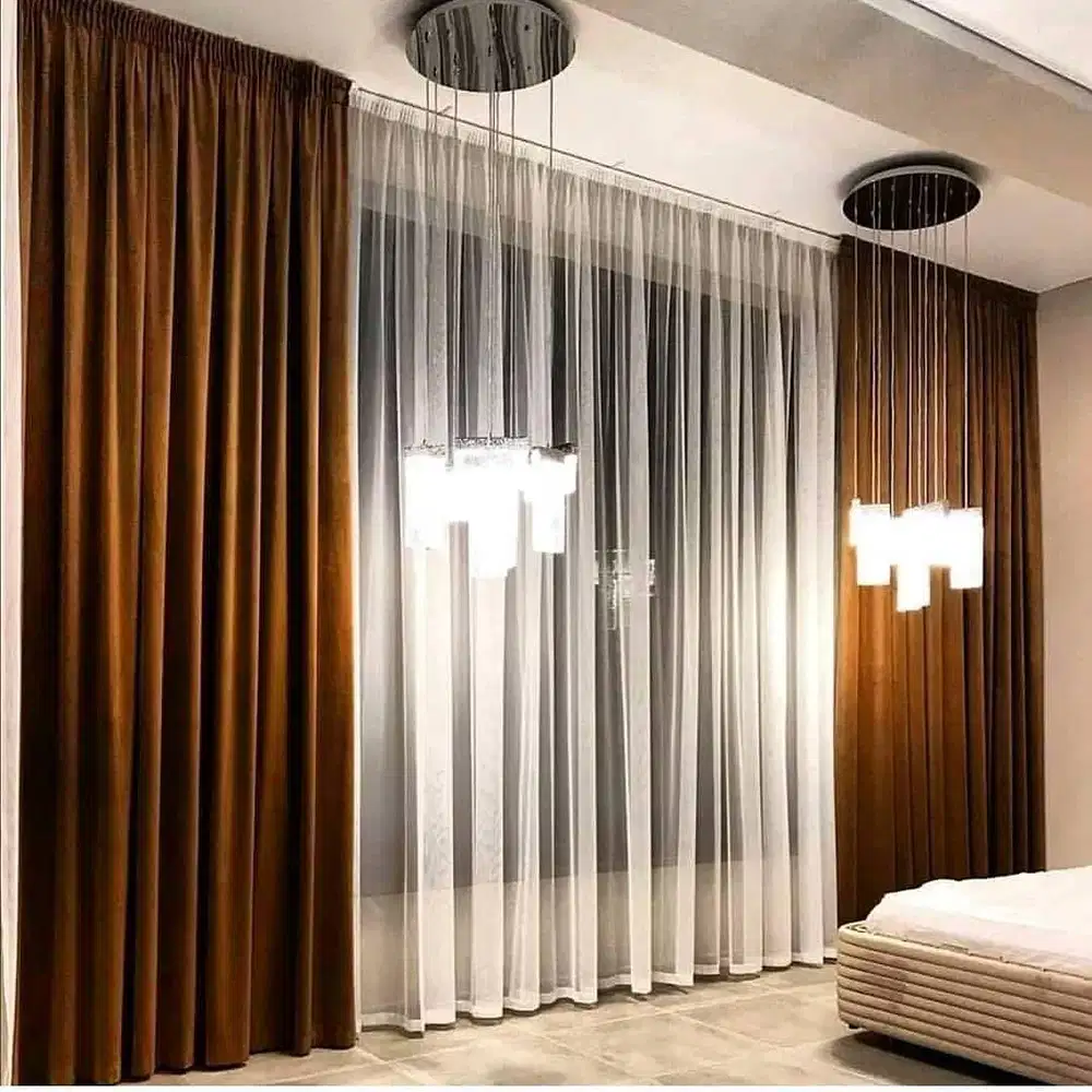 Jual Gorden Jendela & Pintu Gordyn Model Terbaru Wallpaper Dinding 3D