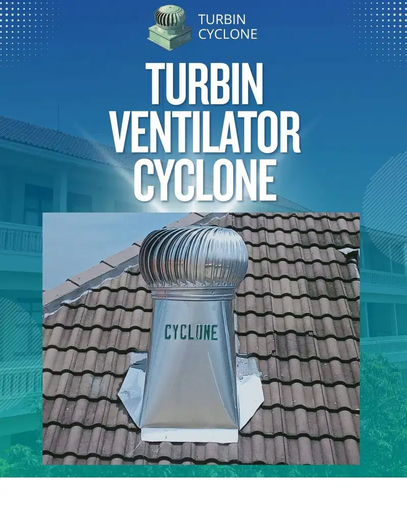 Ventilasi Udara Madura dengan Turbin Ventilator untuk Bangunan yang Le