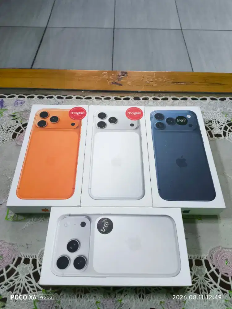 Iphone 17 pro max 256 iphone 17 pro 256 baru dan segel murah