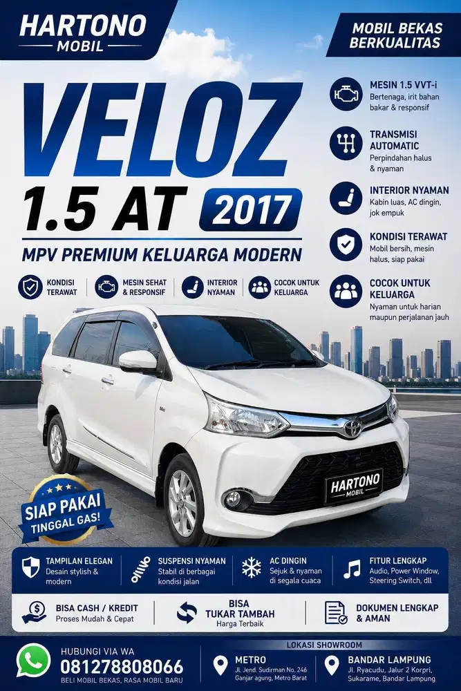 Veloz 1.5 Autimetik 2017