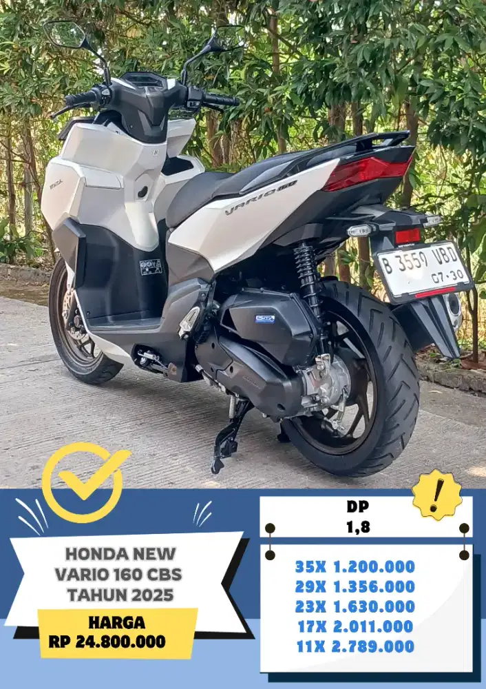 KM 1RB HONDA ALN VARIO 160 CBS TAHUN 2025