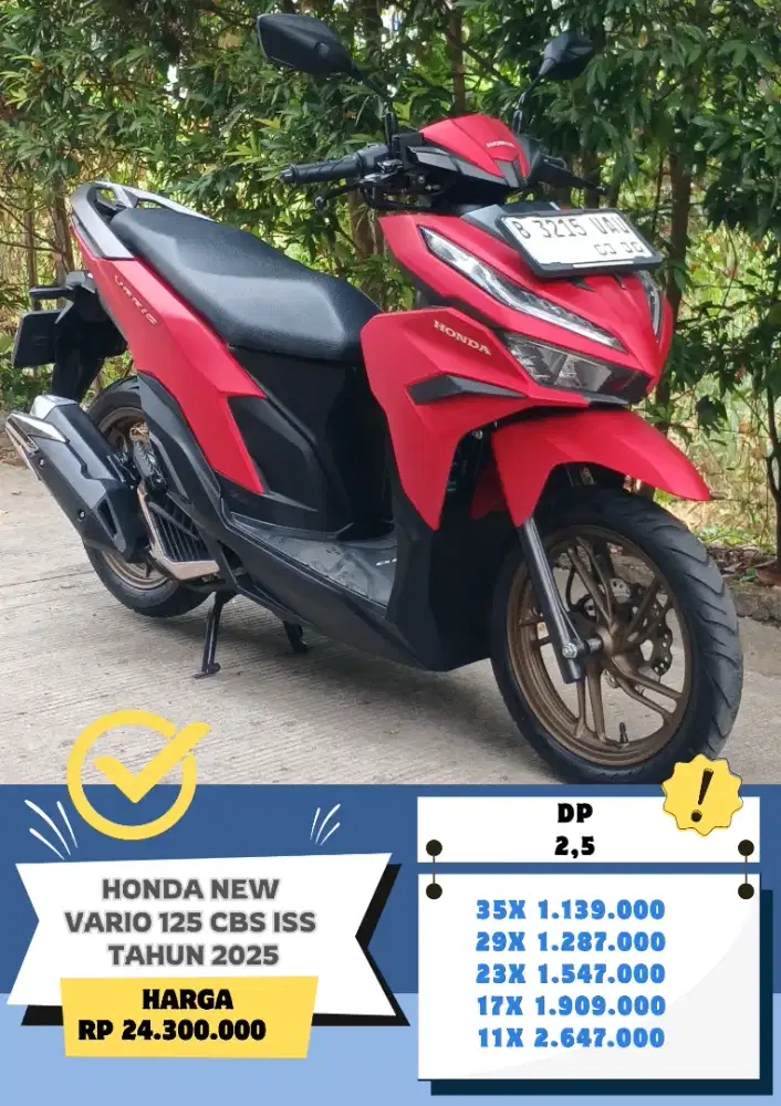 HONDA NEW VARIO 125 CBS ISS TAHUN 2025 GRESS!