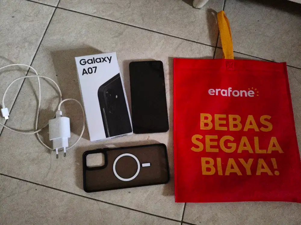 Jual HP Samsung A07 lengkap masih bagus