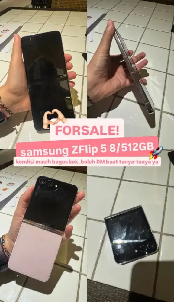 SAMSUNG ZFlip 5 Ram 5/512 GB