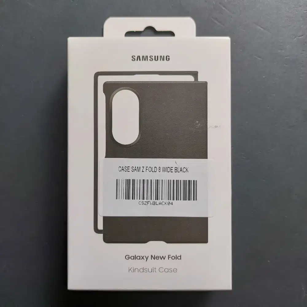 SAMSUNG GALAXY Z FOLD 8 KINDSUIT CASE WIDE BLACK ORIGINAL SAMSUNG