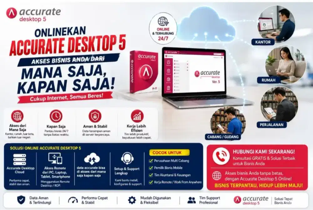 Accurate Enterprise online - Mengonlinekan accurate enterprise