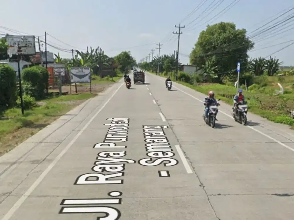 A81 Jual Lelang Tanah Industri di Jalan Semarang Purwodadi Grobogan