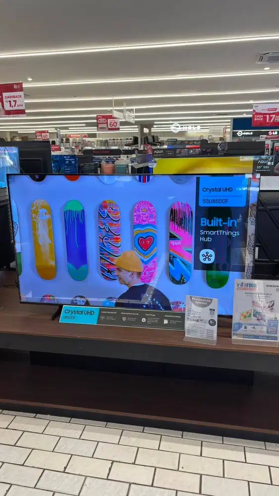 SAMSUNG LED TV SMART4K 55 UA55U8500FKXXD