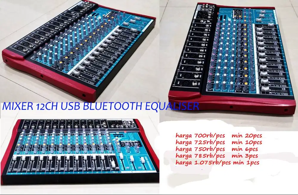mixer 12 chennel udh usb bluetooth