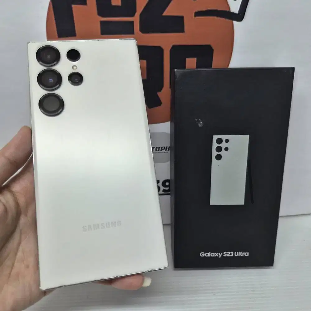 Samsung S23 Ultra Cream 12/512GB FULLSET Mulus No Minus Ex Sein