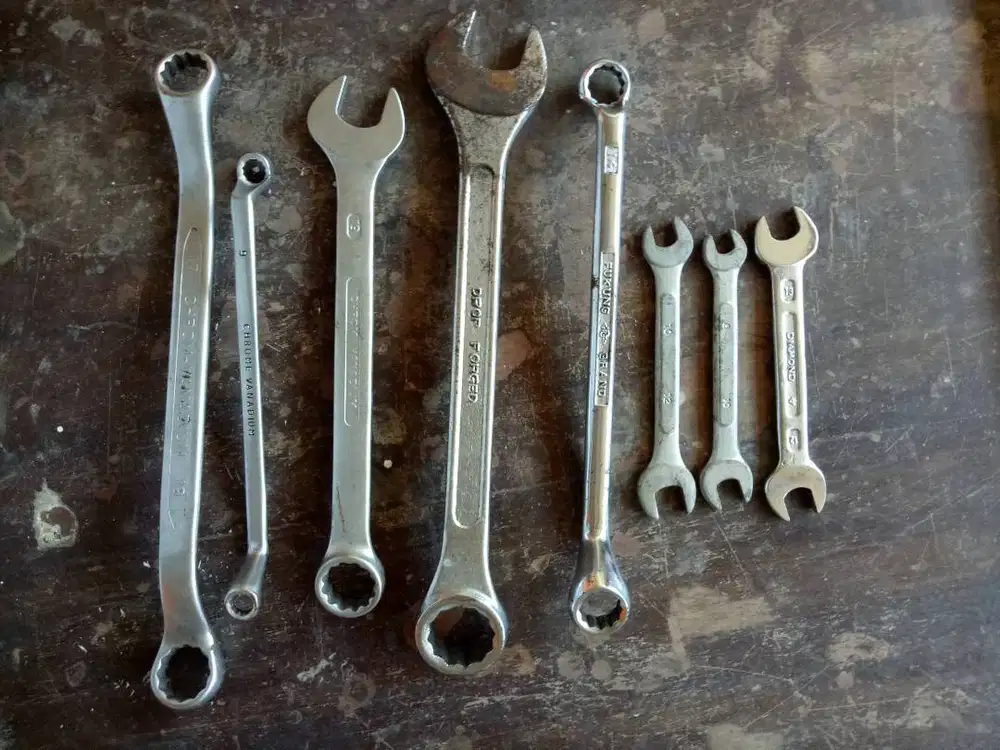 Perkakas kunci Engkol Chrome Vanadium