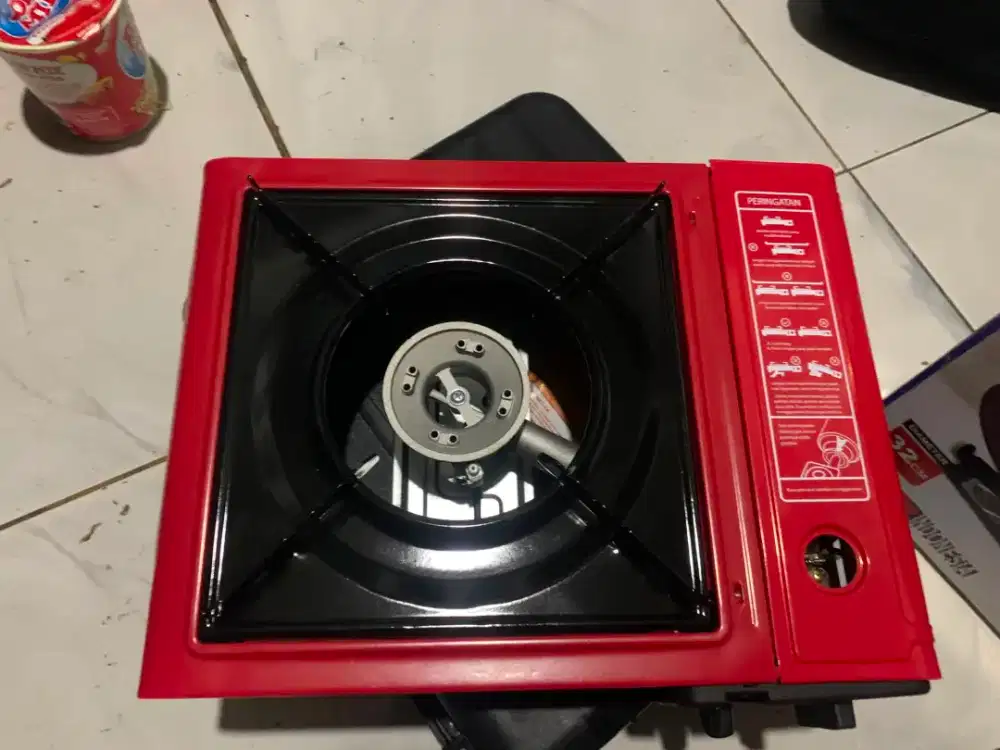 Jual kompor portable 1 tungku -kondisi baru siap pakai