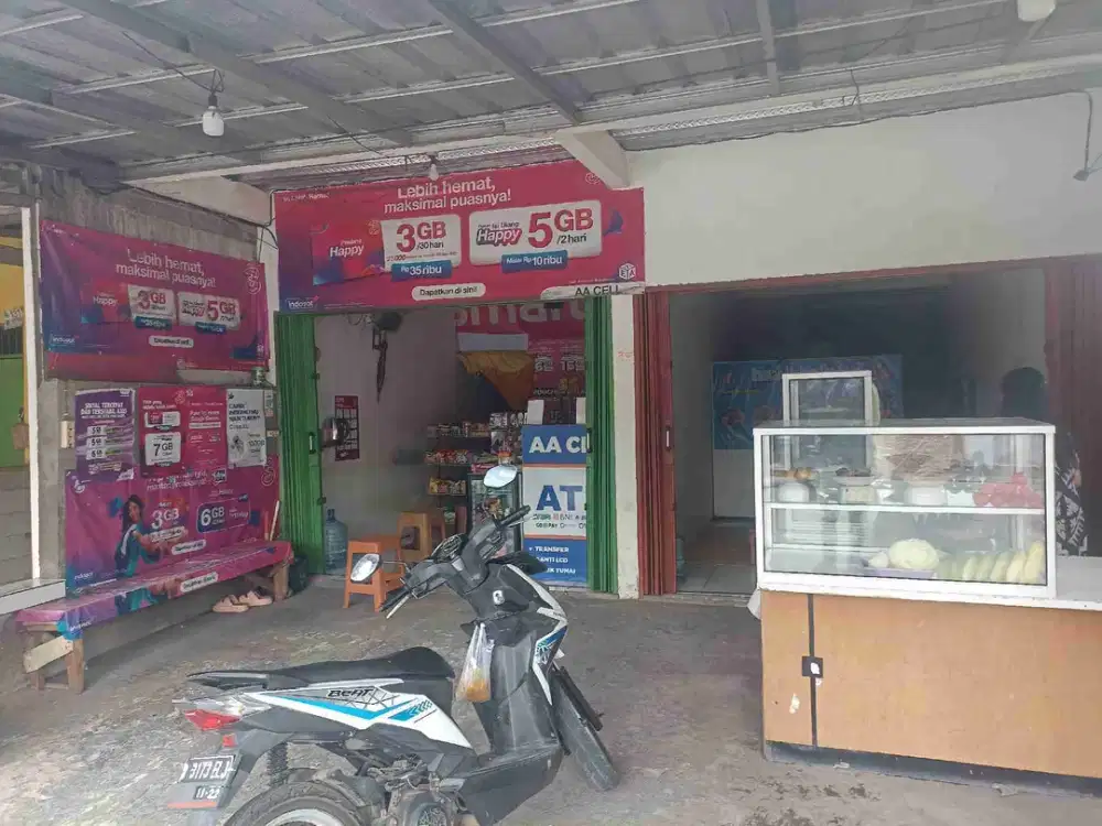 jual kios pinggir jalan raya utama harga murah