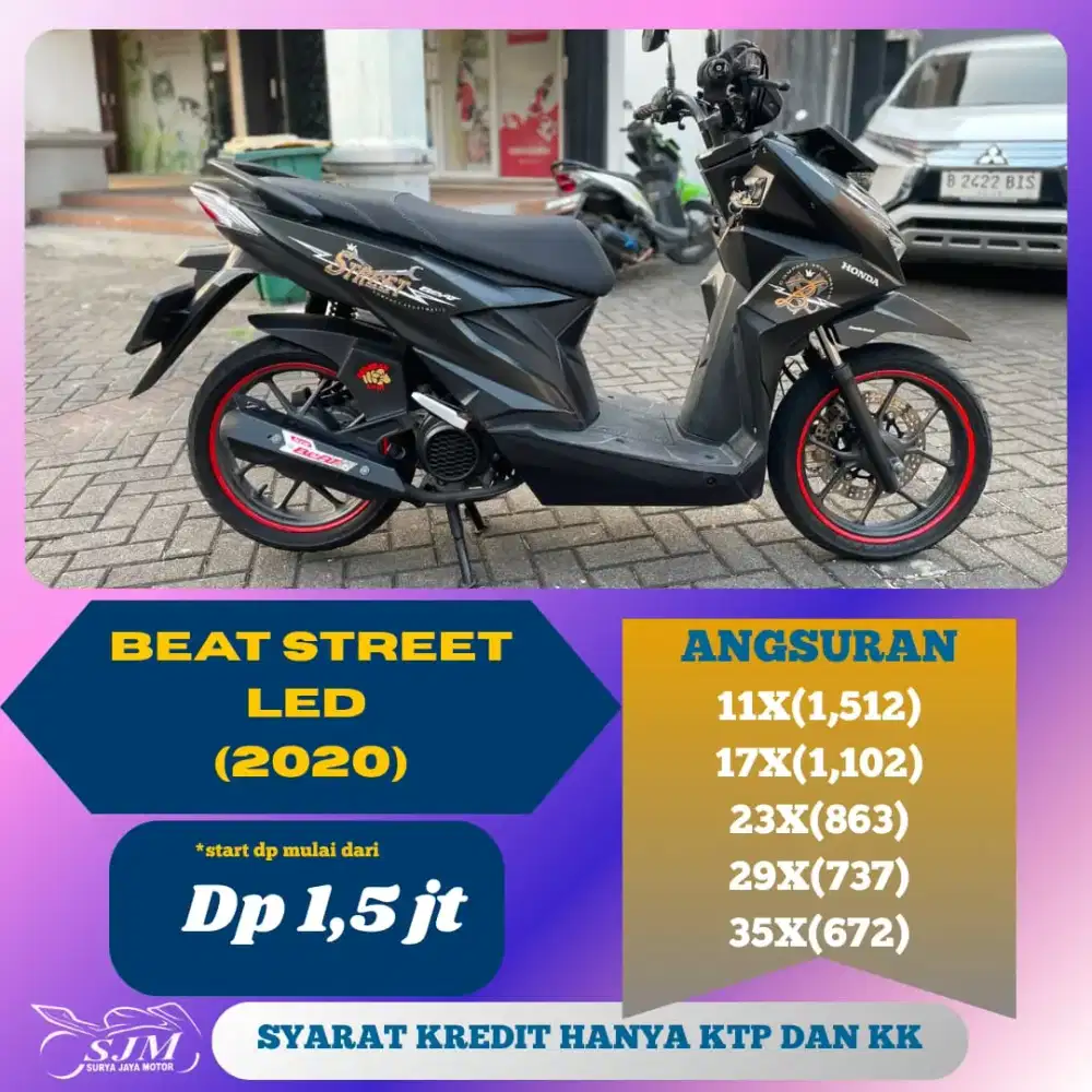 HONDA BEAT STREET LED 2020 MESIN HALUS