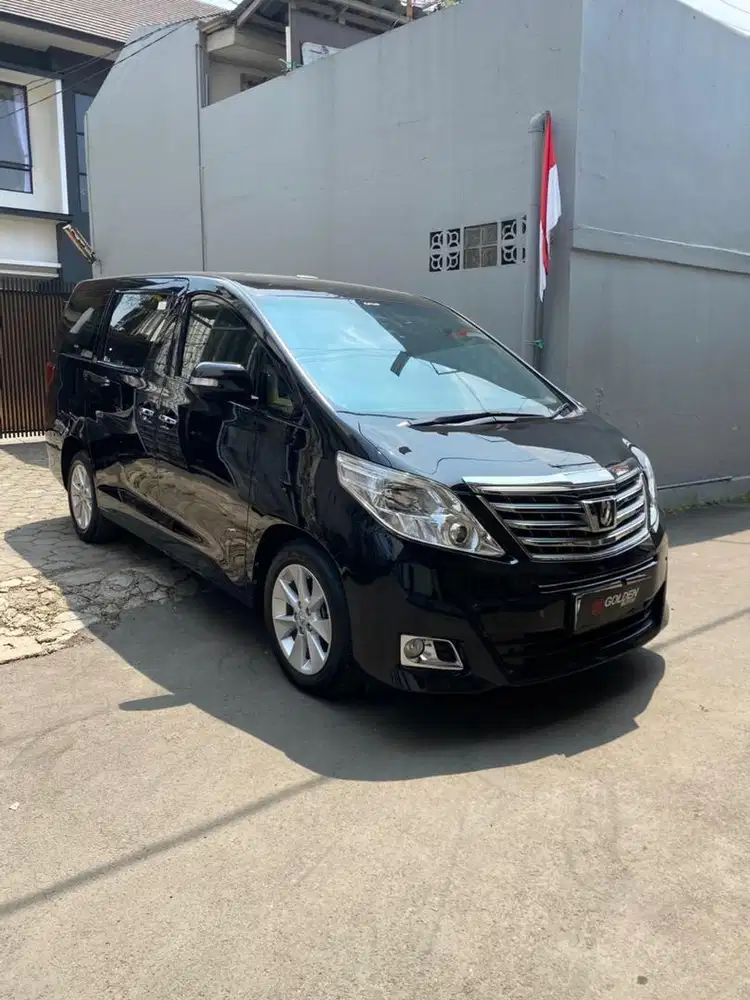 alphard 65.000km g atmp pilot seat 2012  wetgloss original paint 1 tgn