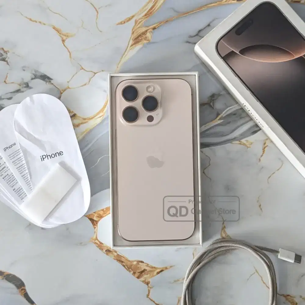 iPhone 16 Pro 128GB Desert Titanium Mulus Full ori Murah aja