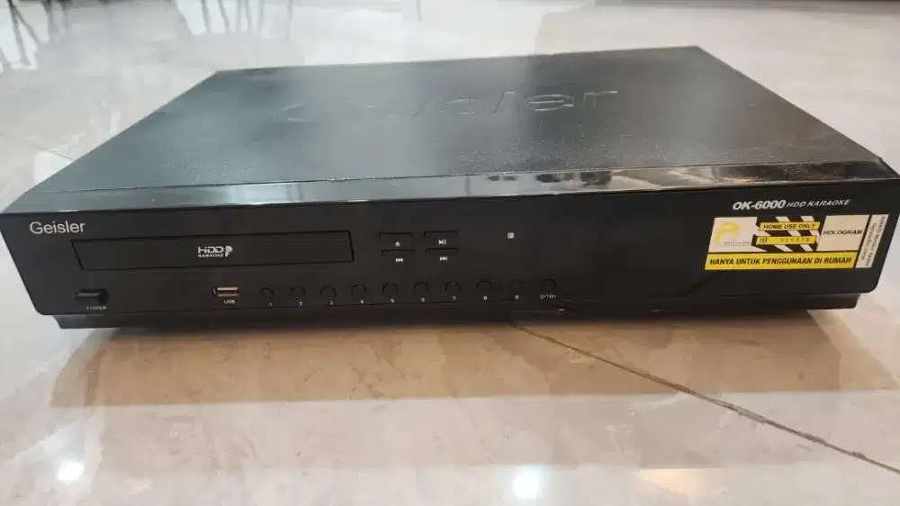 DIJUAL PAKET AUDIO KARAOKE – EMS EQ-80 + GEISLER OK-6000