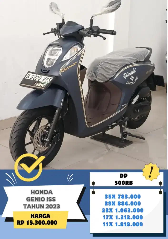Dp 500rb Honda Genio ISS tahun 2023 READY