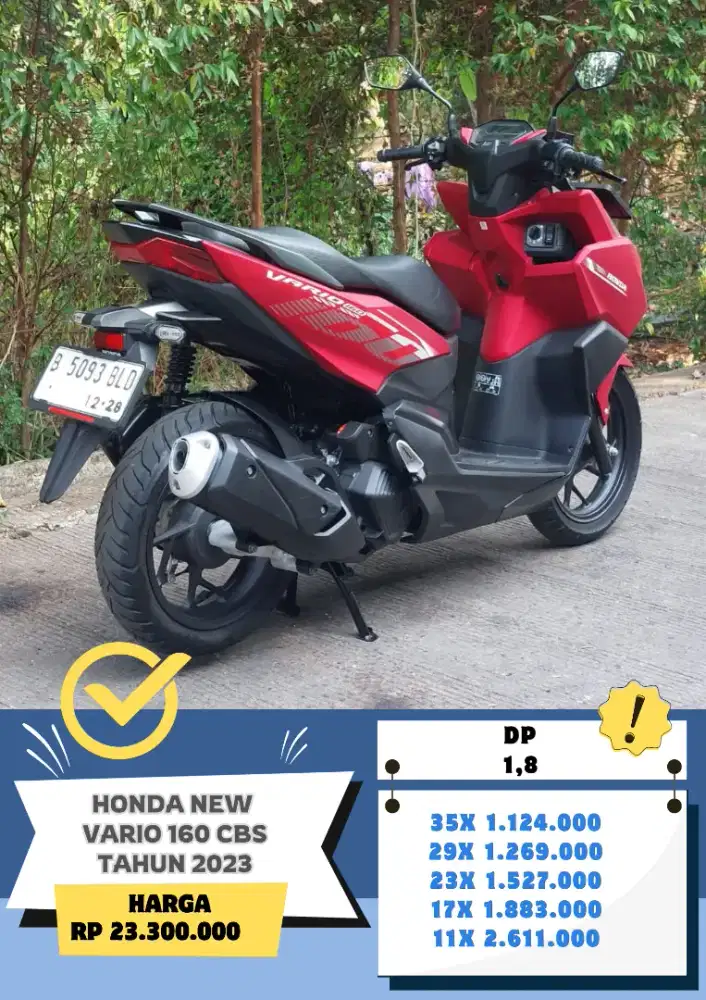 Honda New Vario 160 CBS tahun 2023 KM 9RB!