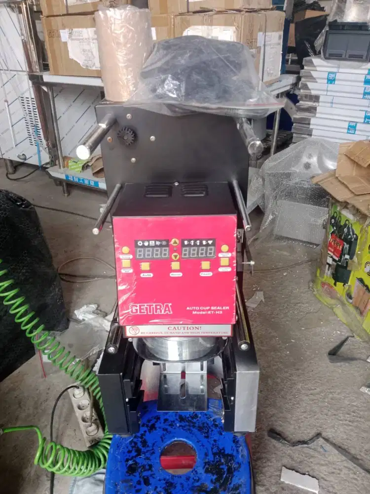 Promo Cuci Gudang Getra ET-H3 Full Automatic Cup Sealer / Mesin Penyeg