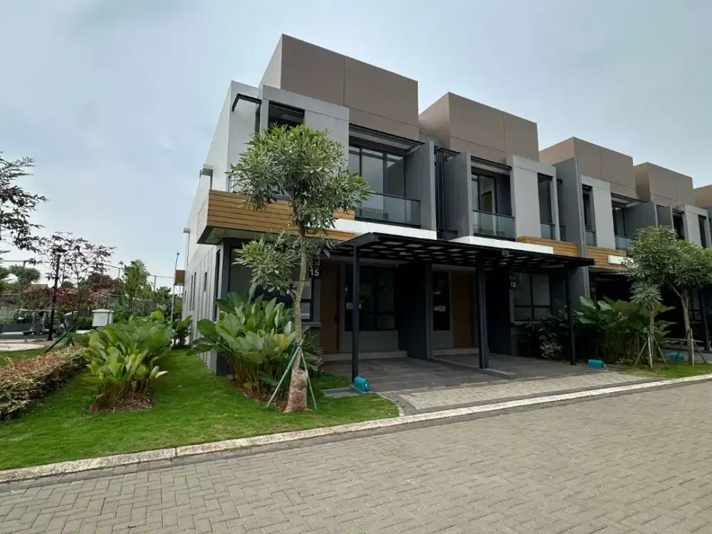 rumah hoek di bsd jual cepat 4 kamar tidur
