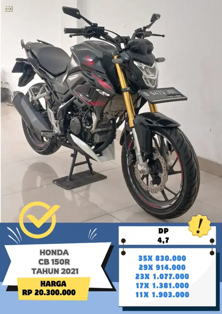 KM 7RB Honda CB 150R Tahun 2021 GRESS
