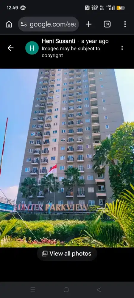 Apartemen sunter park view