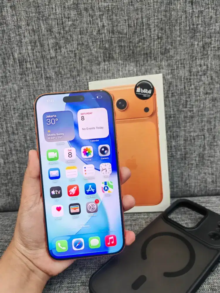 Iphone 17 Promax 256gb Fulset ori ibox no minus