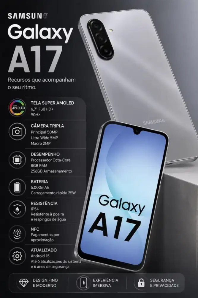 Samsung A17 5G ram 8/256 gb