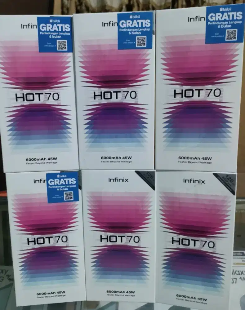 New Infinix Hot 70 Ram 8/128 GB Garansi Resmi 1 Tahun