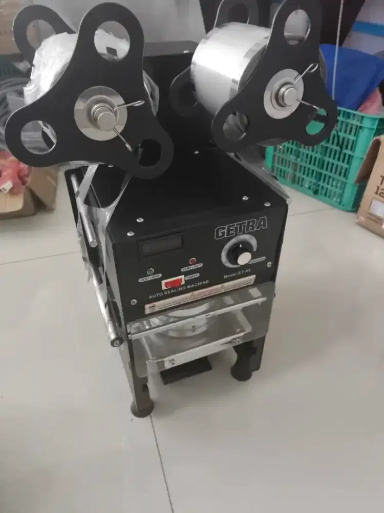 CUP SEALER SEMI OTOMATIS GETRA ET-A9 MESIN PRESS DIGITAL COUNTER GELAS
