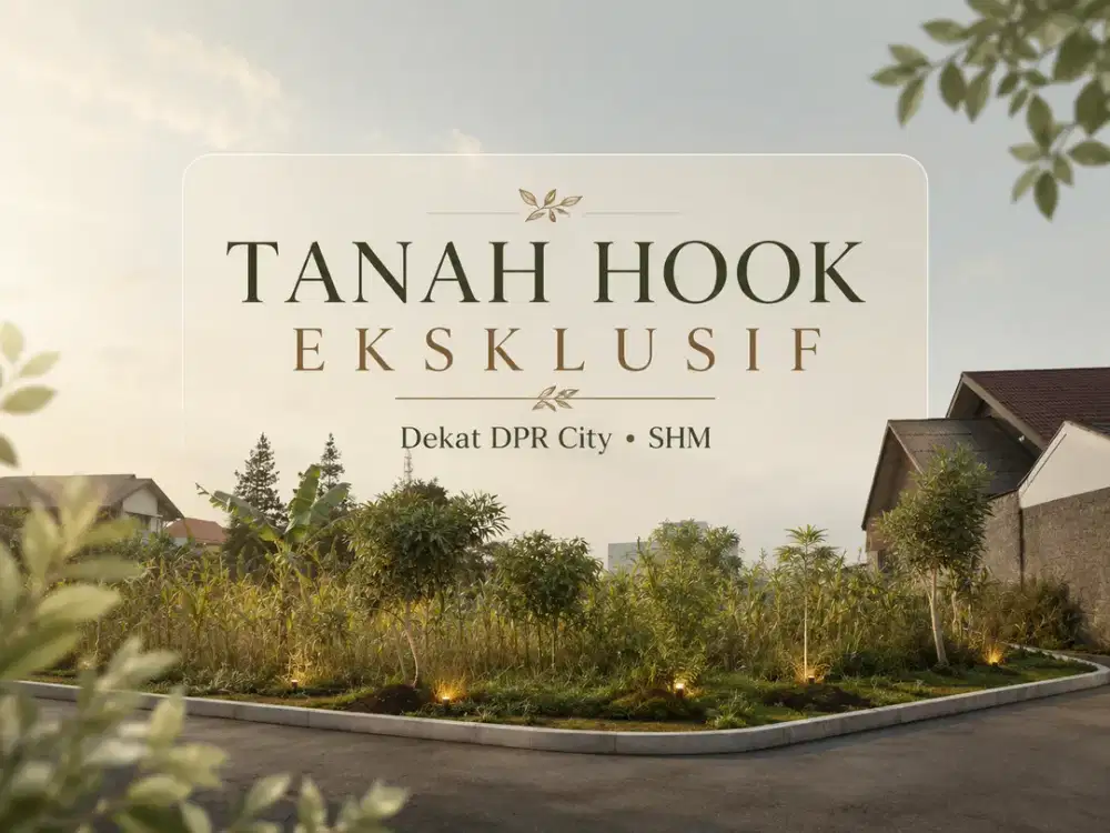 Dijual Tanah Hook - SHM, Dekat Kampus Unpad