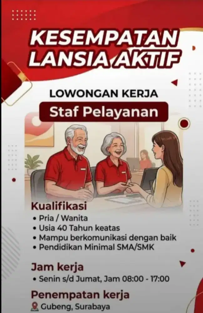 Dibutuhkan segera!!