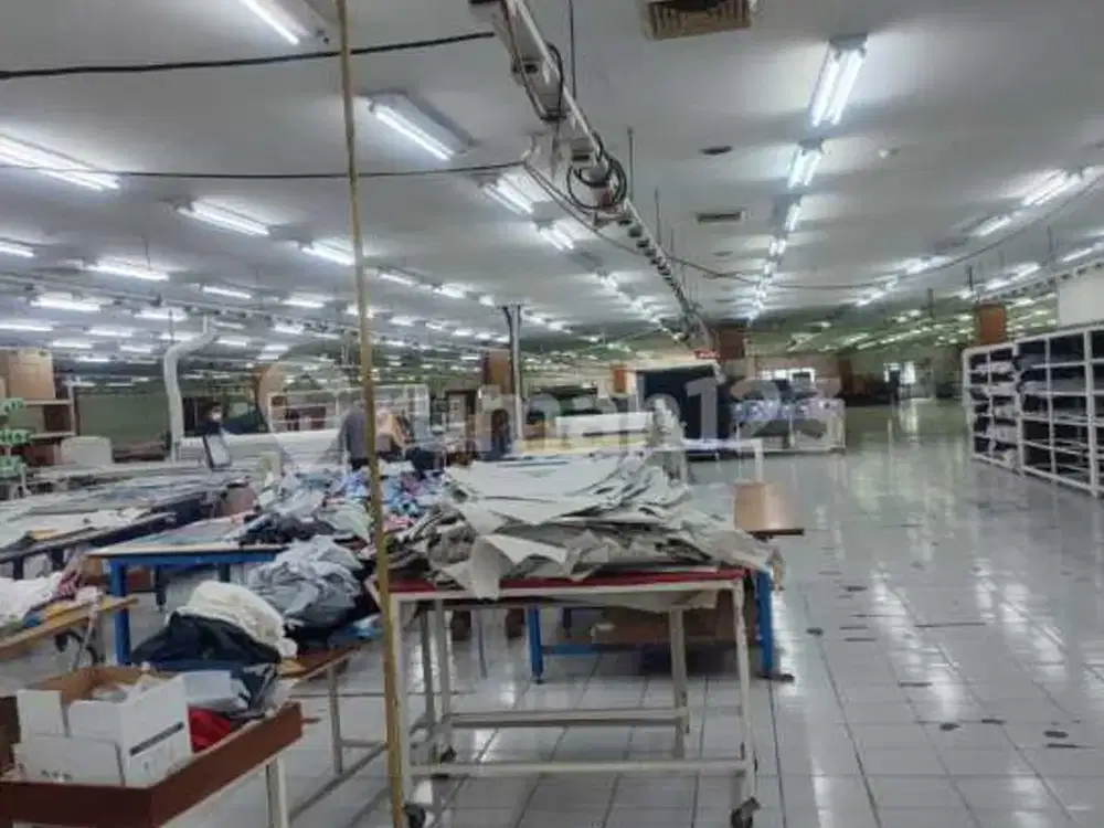 Dijual Ex Pabrik Garment Dikawasan Industri Jatake Tangerang