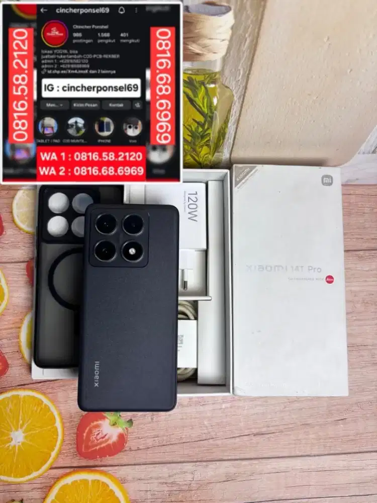Jual hp likenew Xiaomi 14T pro 12/512 istimewa grns resmi 12 2026